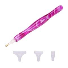 Diamond Jewel Paint Pen Kit Resin Point Drill Pen Rhinestone (Purple)