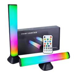2 Packs RGBW Floor Lamps LEDs Light Bar Music Colorful