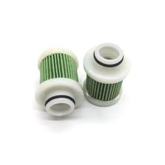 2 Pcs Primary Fuel Filter Element Replacement for Yamaha (Green)