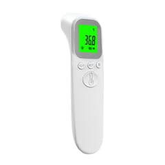 1.3-inch LCD Digital Infrared Thermometer No-Touch Forehead (White)