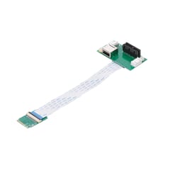 Mini PCI-E to PCI-E Extension Cord Adapter Card with