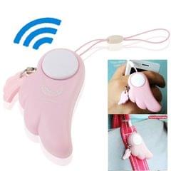 Angel Wing Anti-rape Device Personal Alarm, Self-defense Defend Wolf, Mini Alarm with 90dB Alarm Sound for Girl and Kids (Pink)