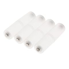 4 Pcs Battery Converter Adaptor AAA to AA Size Battery Protective Case Holder