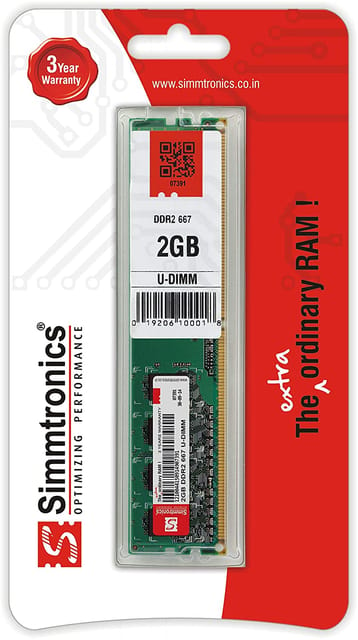 2GB DDR2 667Mhz Simmtronics RAM