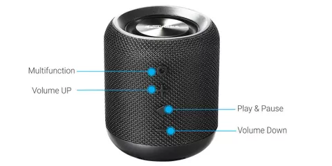 Portronics Sound Drum Portable Bluetooth Speaker with FM & USB POR-871