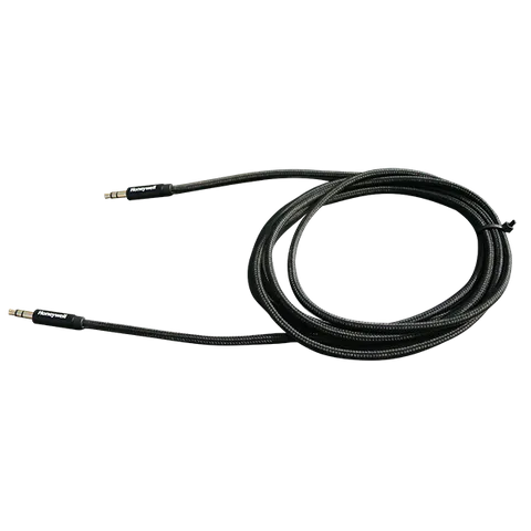 3.5 mm Audio Aux Cable (Braided)- Black Honeywell