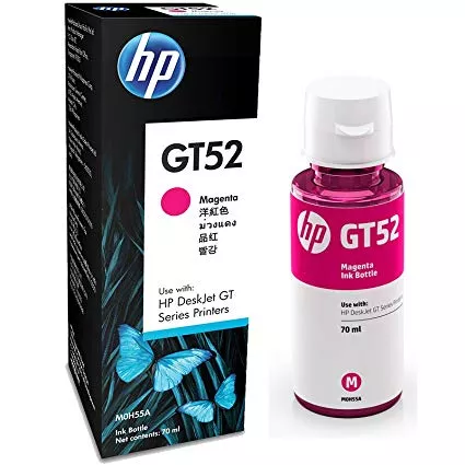 HP GT52 Magenta Original Ink Bottle