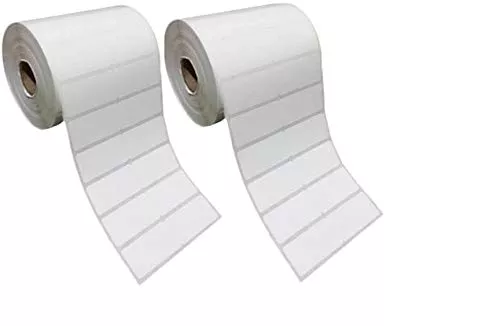 Barcode Labels Stickers  Across (2 UP) 50 mm x 25 mm. Pack of 3000 Stickers 1 Rolls