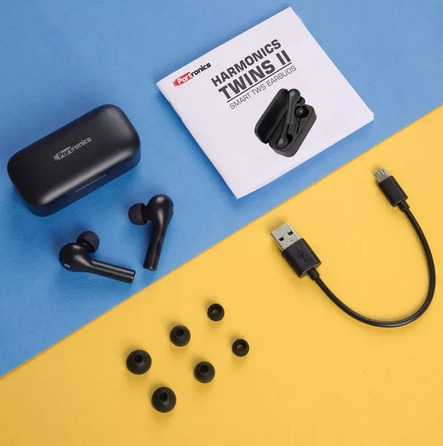 portronics harmonics twins bluetooth earbuds