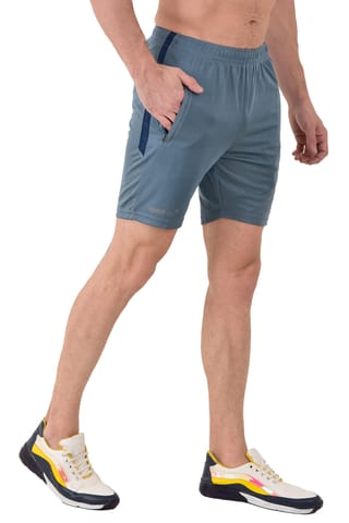 Sport Sun Self Design Dry Fit Sky Blue Shorts For Men's DFS 09