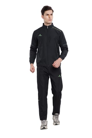 Sport Sun Solid Men Track Suit Black 1191
