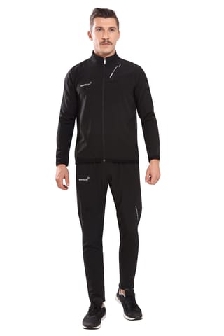Sport Sun Solid Men NS Lycra Track Suit Black NSLT 03