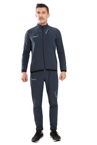 Sport Sun Solid Men NS Lycra Track Suit Navy Blue NSLT 03