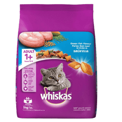 Whiskas Adult (+1 year) Dry Cat Food - Ocean Fish Flavor