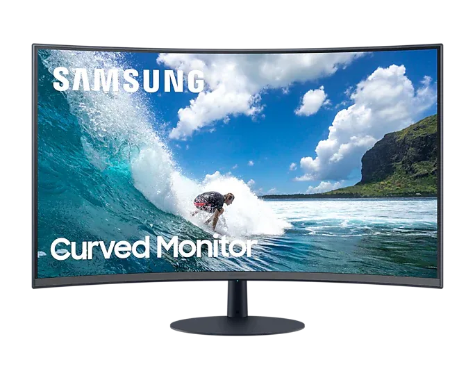 Samsung Lc32T550 32" 1000R Bezel-Less Curved Monitor With Speaker