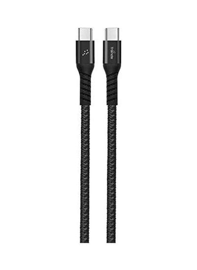 Trands 100W Nylon Braided Type-C Cable 1m, TR-CA675