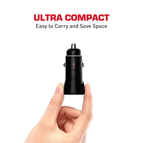 Trands 36W Car Charger with Type-C and Lightning Cable TR-AD663