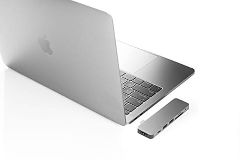 HyperDrive GN21D SOLO 7-in-1 USB-C Hub for MacBook, PC & Devices, Silver