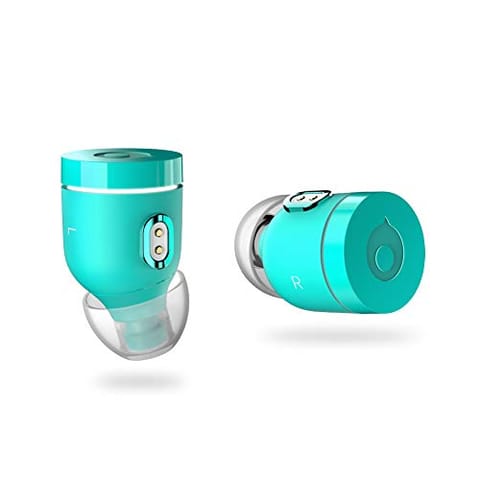 Crazybaby Air Nano Wireless In-Ear Headphones Lightweight Mini Colorful TWS Bluetooth 5.0 Earbuds Sport, Snug Fit, LED, Noise Isolation, Charging Case, Phone Control Mic - Atlantis Green(MC7B4EM/A)
