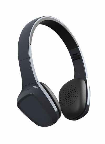 Headphones 1 Bluetooth With Microphone (Control Talk, Foldable, Self-Adjusting Headband And Rotating Ear Cups) Graphite