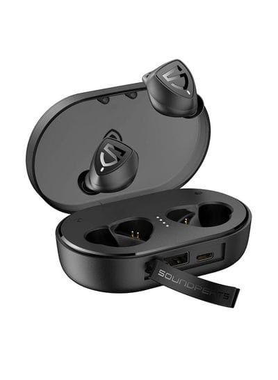 TrueShift2 Wireless Earbuds With Charging Case Black