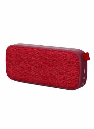 Fabric Box 3+ Trend (Portable Bluetooth v5.0 Speaker, TWS, 6 W, USB & microSD, MP3 player, FM Radio) Cherry
