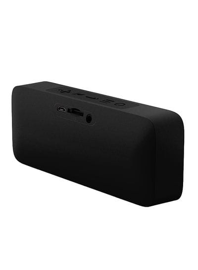 Music Box 2+ Portable Wireless Speaker (MicroSD MP3 Player, FM Radio, Bluetooth 5.0, TWS, 6W, Audio-in, Hands-free) Onyx