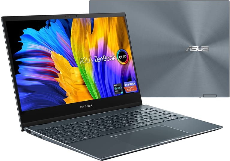 Asus ZenBook Flip 13 OLED Ultra Slim Convertible Laptop | 13.3? OLED FHD Touch Screen | Intel Evo Platform Core i7-1165G7 Processor | 16GB RAM | 1TB SSD | Windows 10 Home | Pine Grey