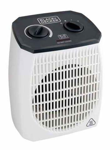Vertical Heater Fan with Dual Heat Setting for Home 2000 W HX310-B9 Black/White