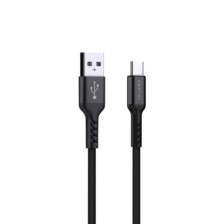 Premium Nylon Cable Type-C 1M - Black