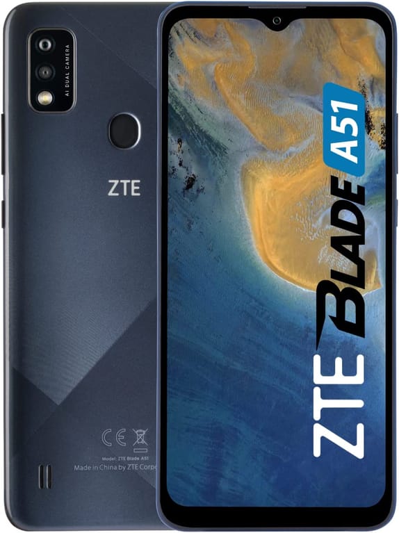 ZTE Blade A51 2GB RAM 32GB Storage 4G, Pearl Grey