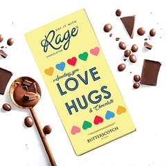 Rage Sending You Love Hugs Butterscotch Chocolate Bar