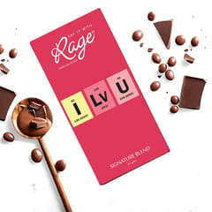 Rage I LV U Periodic Table Signature Blend Chocolate Bar
