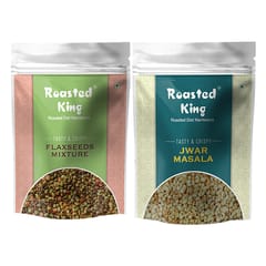 Roasted King Jwar Masala and Flaxseed Mix Combo Pack