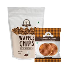 Waffle Mill Milk Choco Drizzle with Stroopwafel Combo Pack