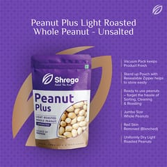 Shrego Plus Light Roasted Whole Unsalted Peanut