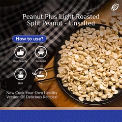 Shrego Plus Light Roasted Split Unsalted Peanut