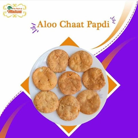 The Taste of Malwa Aloo Chat Papdi