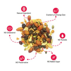 EAT Anytime Healthy Trail Mix with Cranberries & Orange Zest