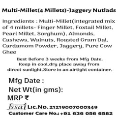 Motias Multi-Millet (4 Millets) Nutlads