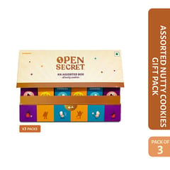 Open Secret Assorted Nutty Cookies Gift Pack 3