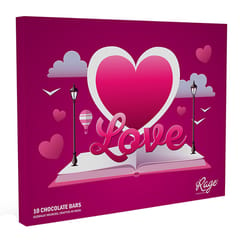 Valentine's Day Special Assorted Chocolate Box Pink Color