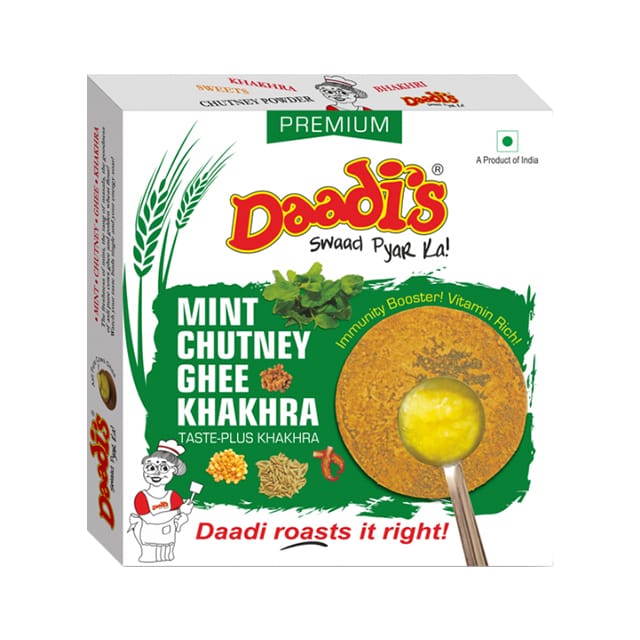 Daadi'S Chutney Ghee Mint Khakhra