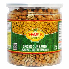 Dhampur Green Mouth Freshener Saunf - Mukhwas Spiced Gur Saunf