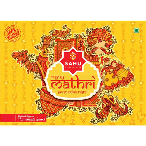 Sahu Gajak Bhandar Rajasthani Homemade Snack SGB GOL Mathi
