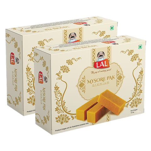 Lal Sweets Mysore Pak - Pack of 2