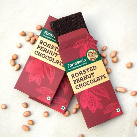 FarmVeda Roasted Peanut Chocolate