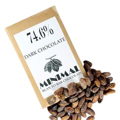 Minimal 74.6% Pure Dark Chocolate Bar