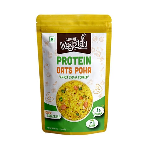 Calvay's VegRich Protein Oats Poha - Pack of 5
