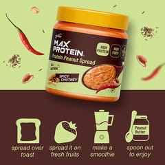 Ritebite Max Protein Spicy Chutney Peanut Spread